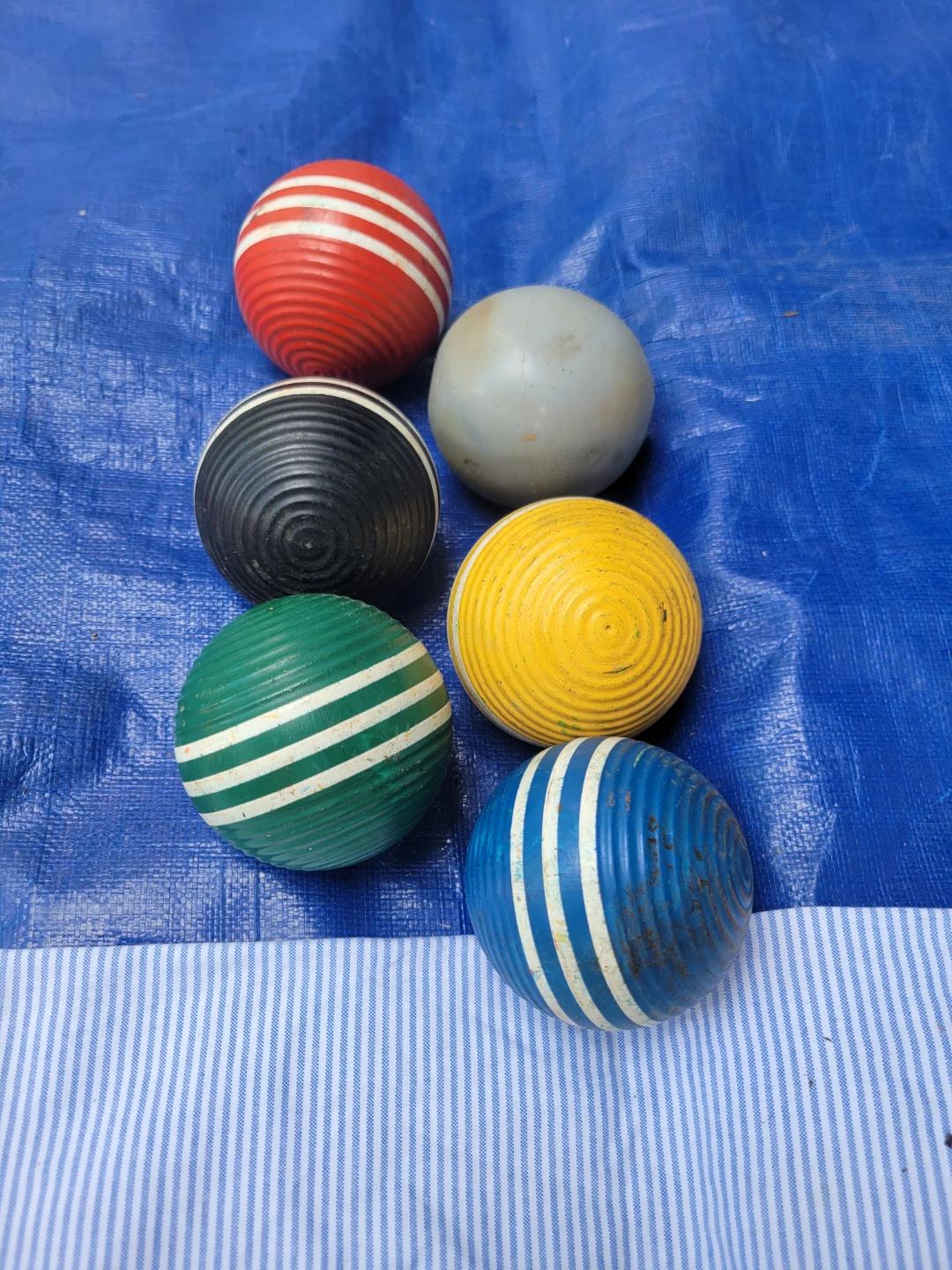 Set of 6 Bocce Balls-$1 each