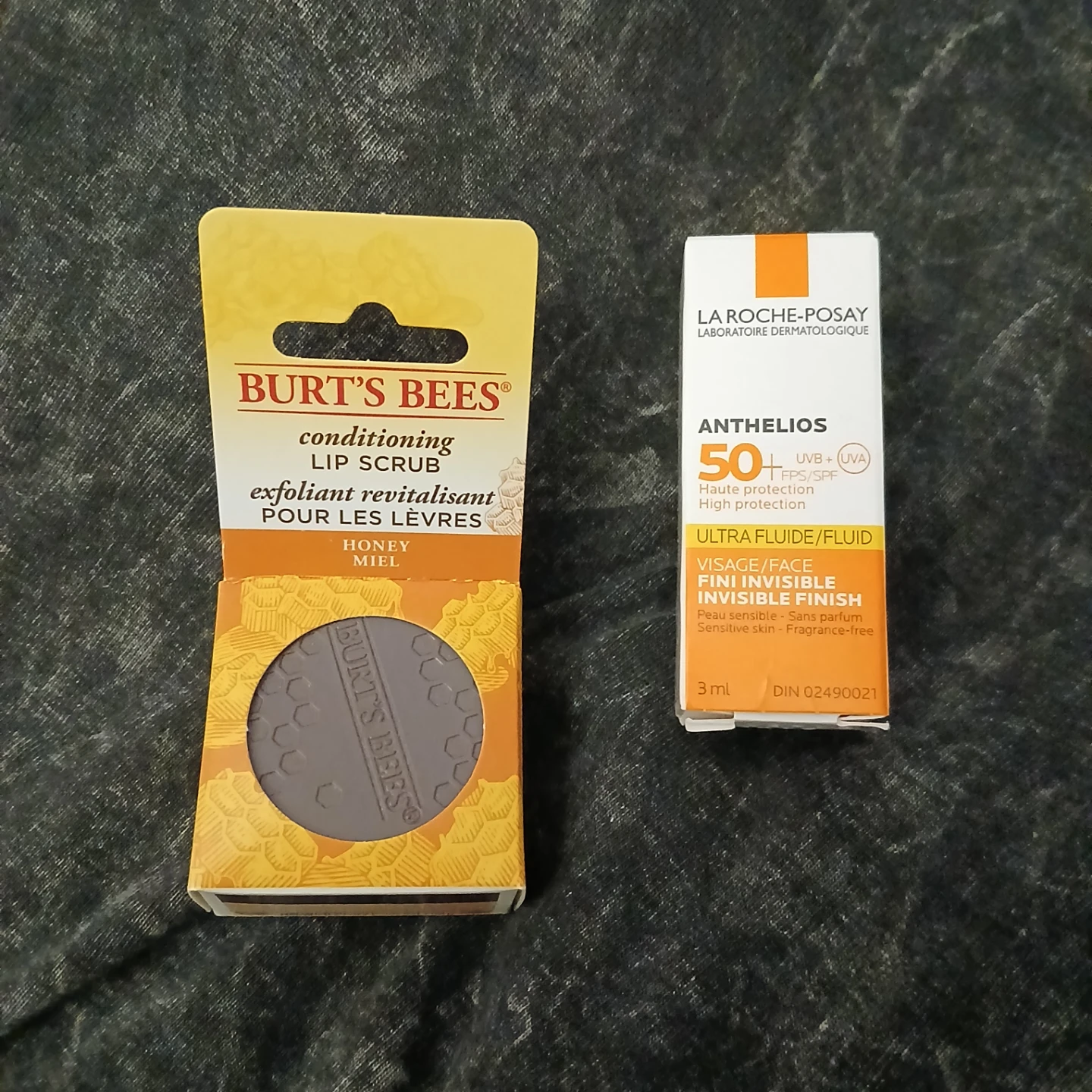 Burt's Bees Lip Scrub and La Roche-Posay Sample