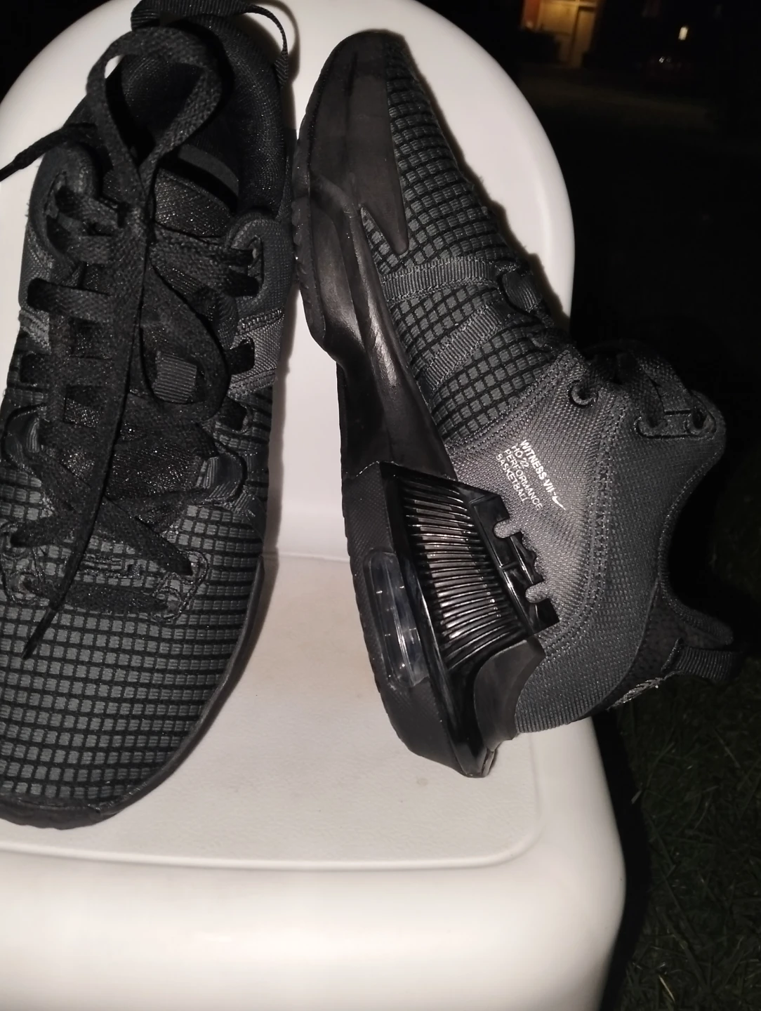 Nike Witness 7 Men's Basketball Shoes Black - photo 2