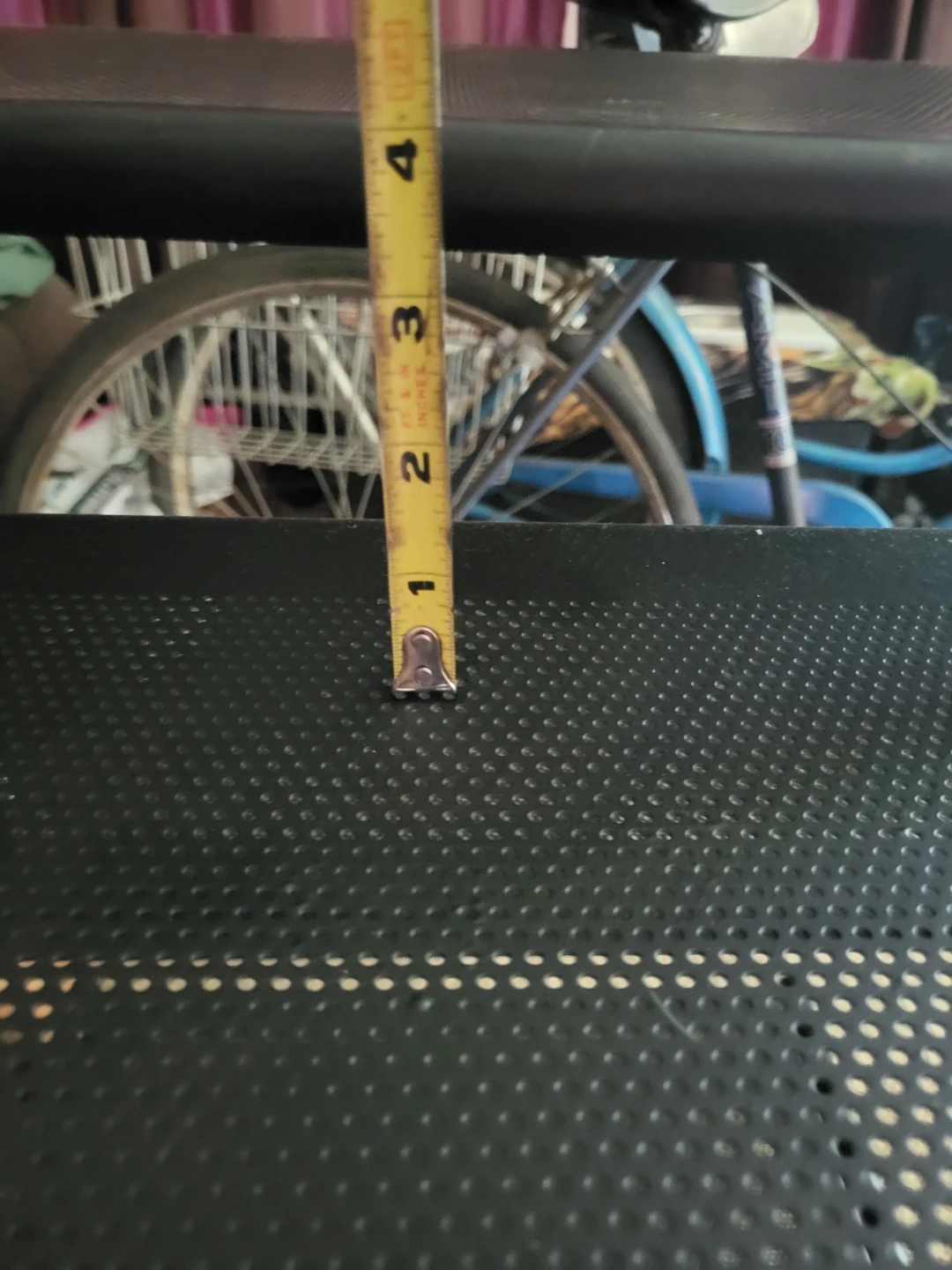 Black computer desk  Metal Mesh Rolling Cart - photo 4