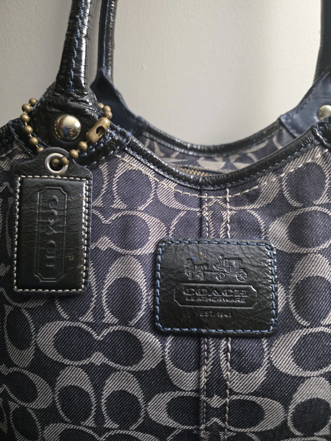 Coach Denim Bleeker Tote Bag - photo 4