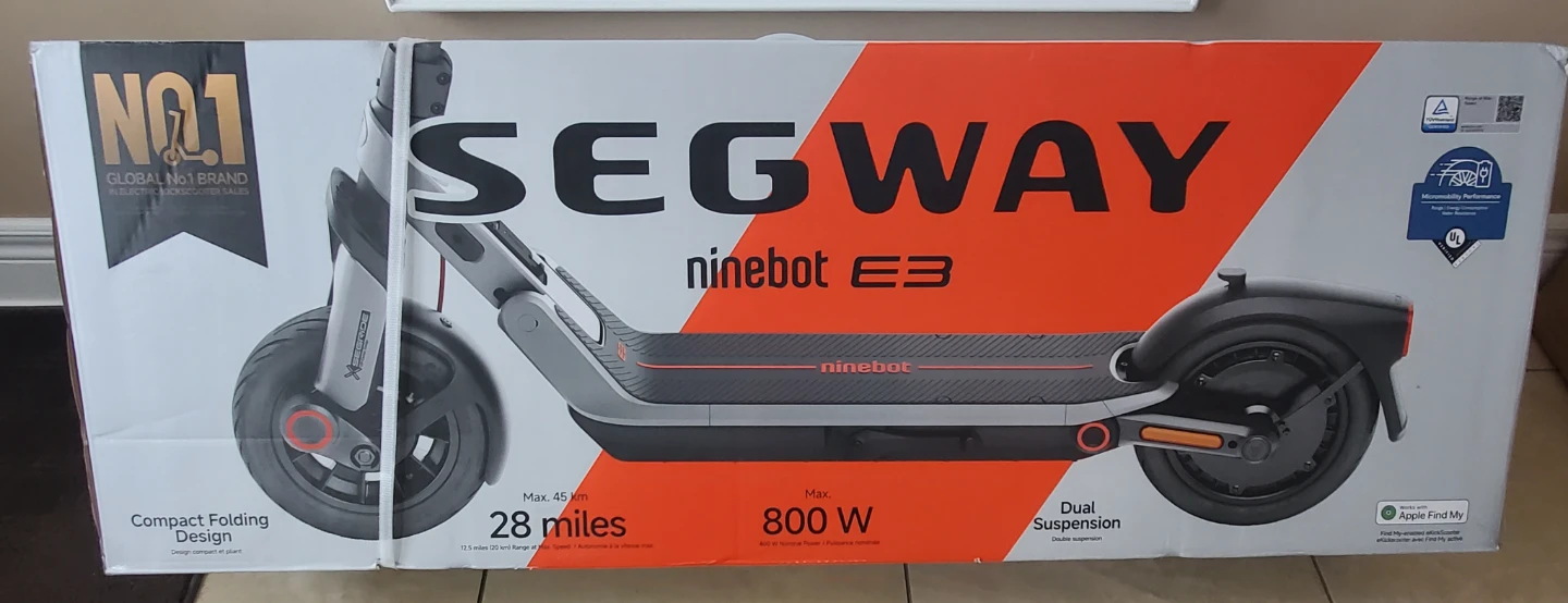 BRAND NEW SEGWAY NINEBOT E3 ELECTRIC SCOOTER