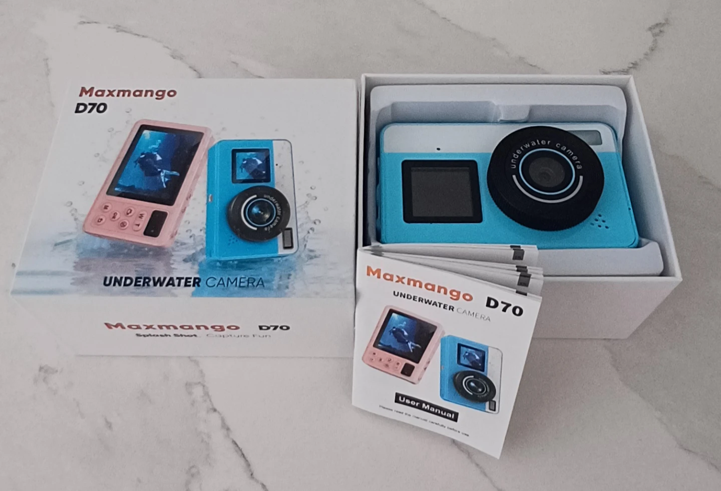 Maxmango D70 Underwater Camera