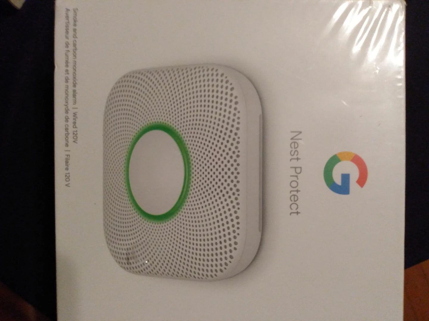 Google Nest Protect Wired 120V Smoke and Carbon Monoxide Alarm