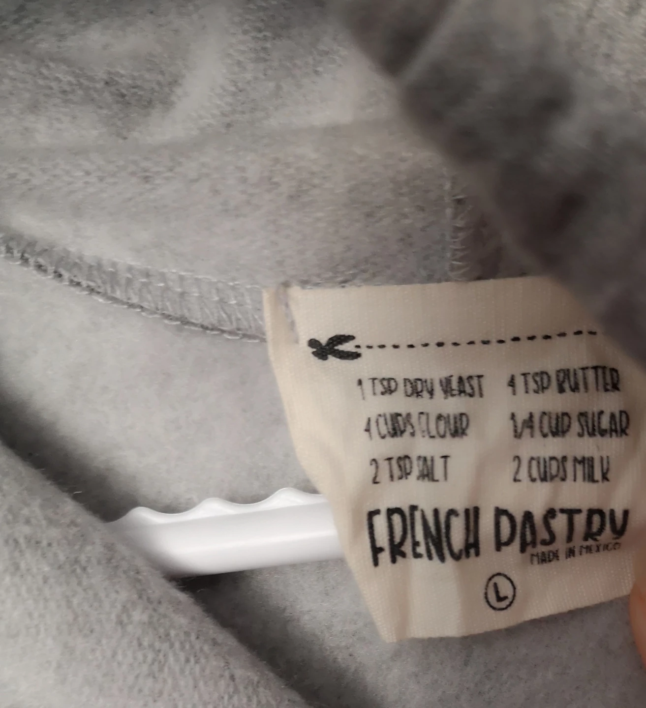 French Pastry Grey Boston University Cropped Hoodie - photo 2