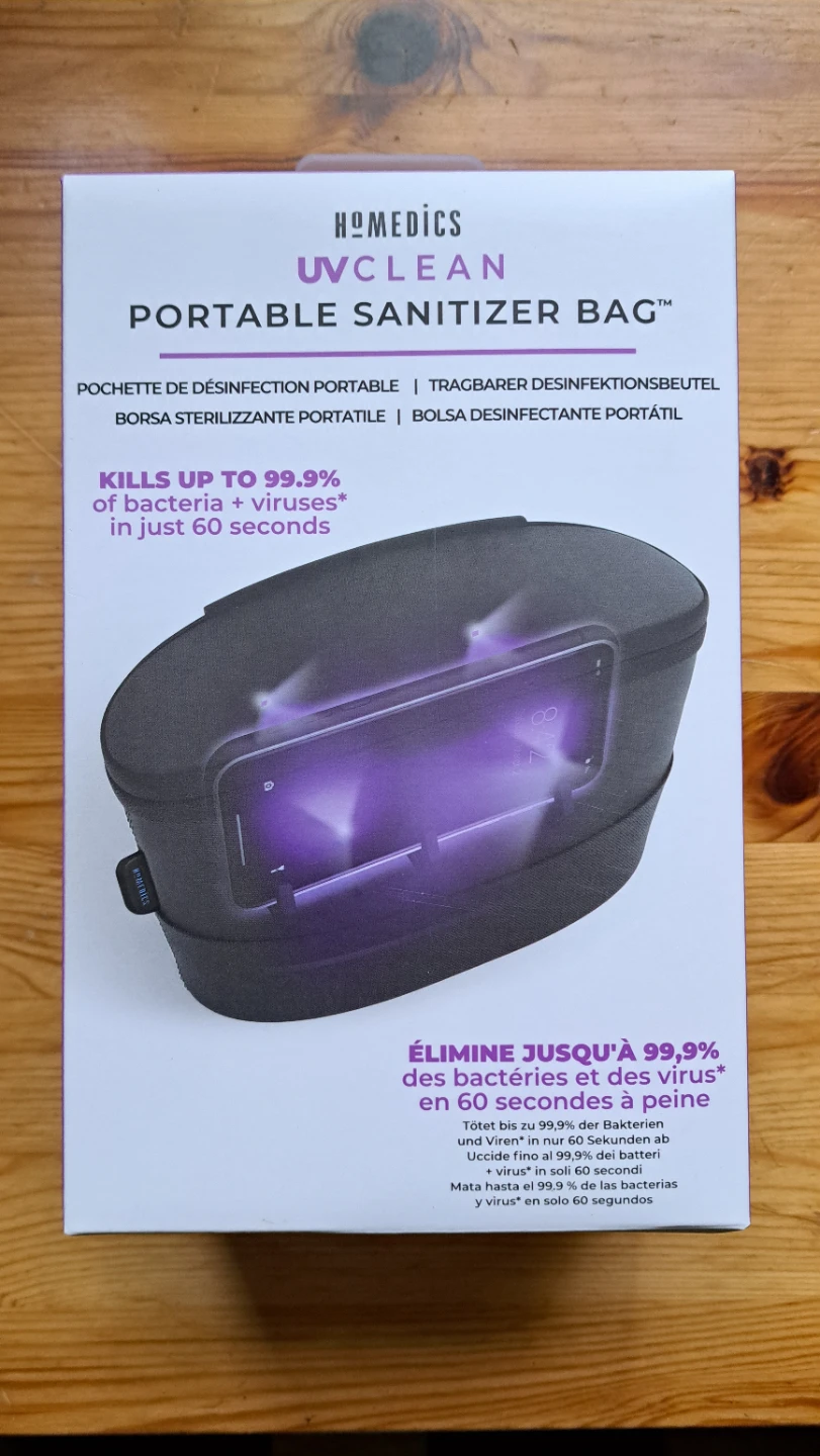 HoMedics UVClean Portable Sanitizer Bag
