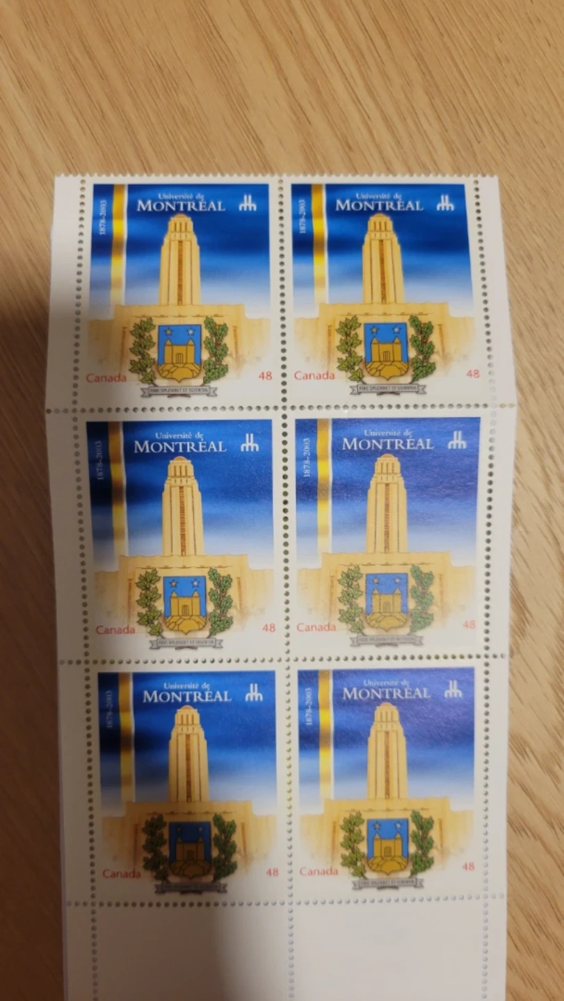 University of Montreal Stamps
