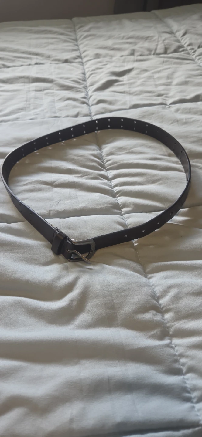Boys leather brown belt - photo 2