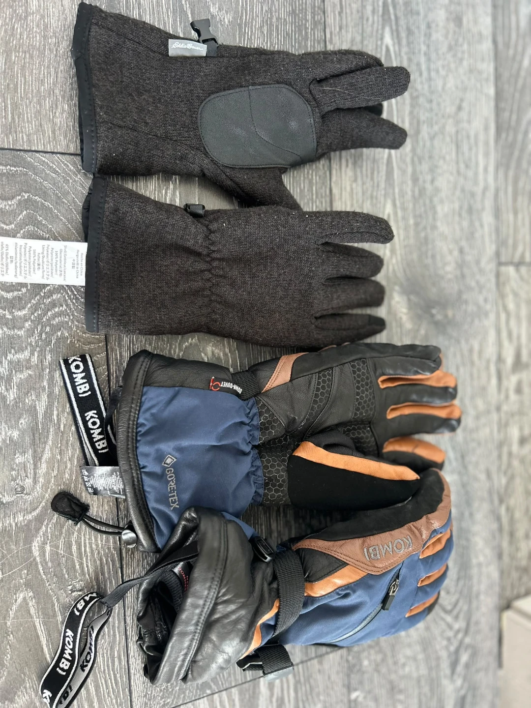 Kombi and Eddie Bauer Winter Gloves