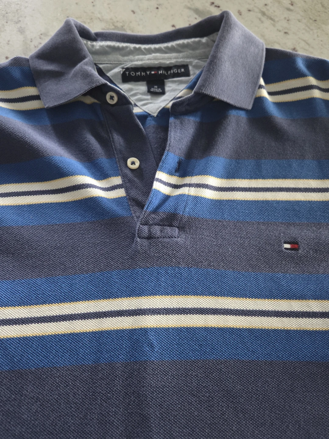 Tommy Hilfiger Striped Polo Shirt - Medium - photo 2