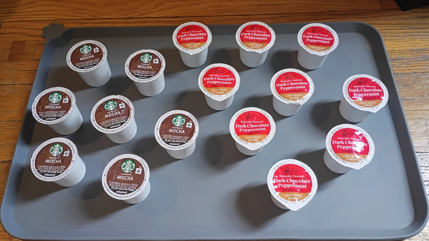 Mocha & Dark Chocolate Peppermint K-Cups (16 count)