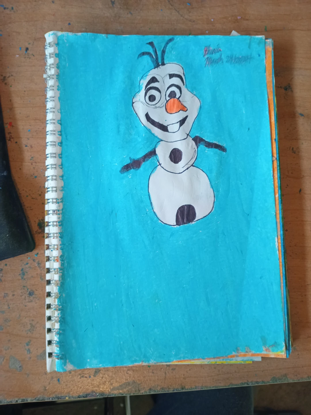 Olaf from Frozen Drawing by Custom Artist Sherwin - photo 5