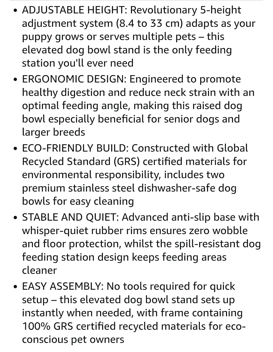 Amazon Basics Elevated Dog Bowls - photo 5
