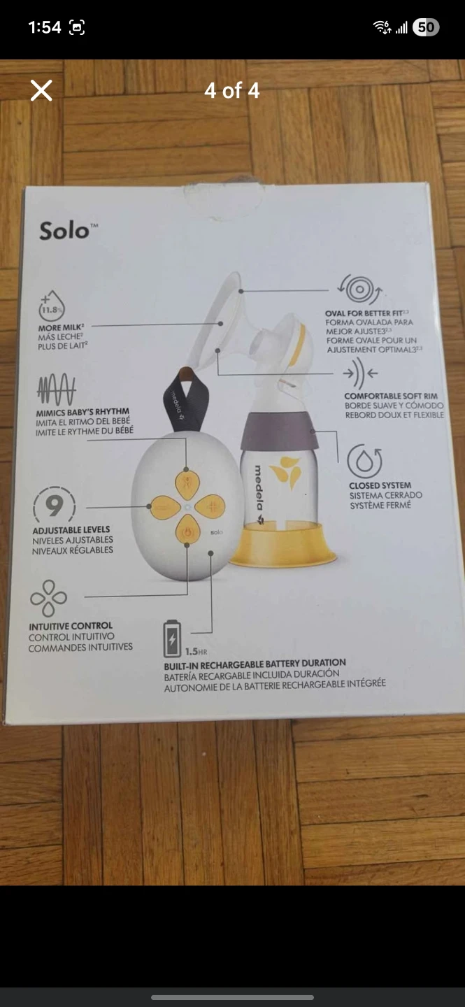 Never used - Medela Solo Single Electric Breast Pump - photo 2