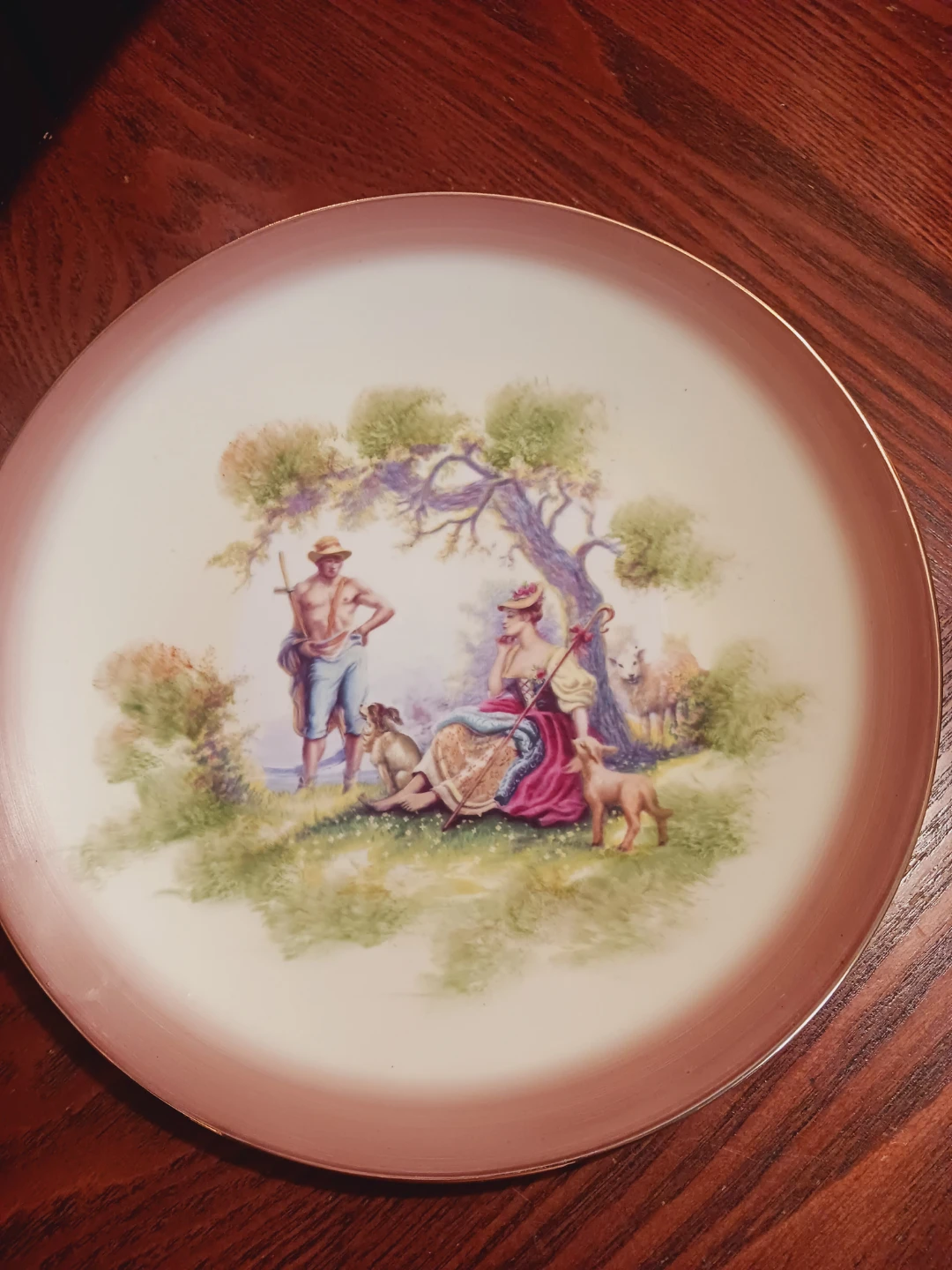 Gorgeous Antique Handpainted Decorative Plate - photo 4