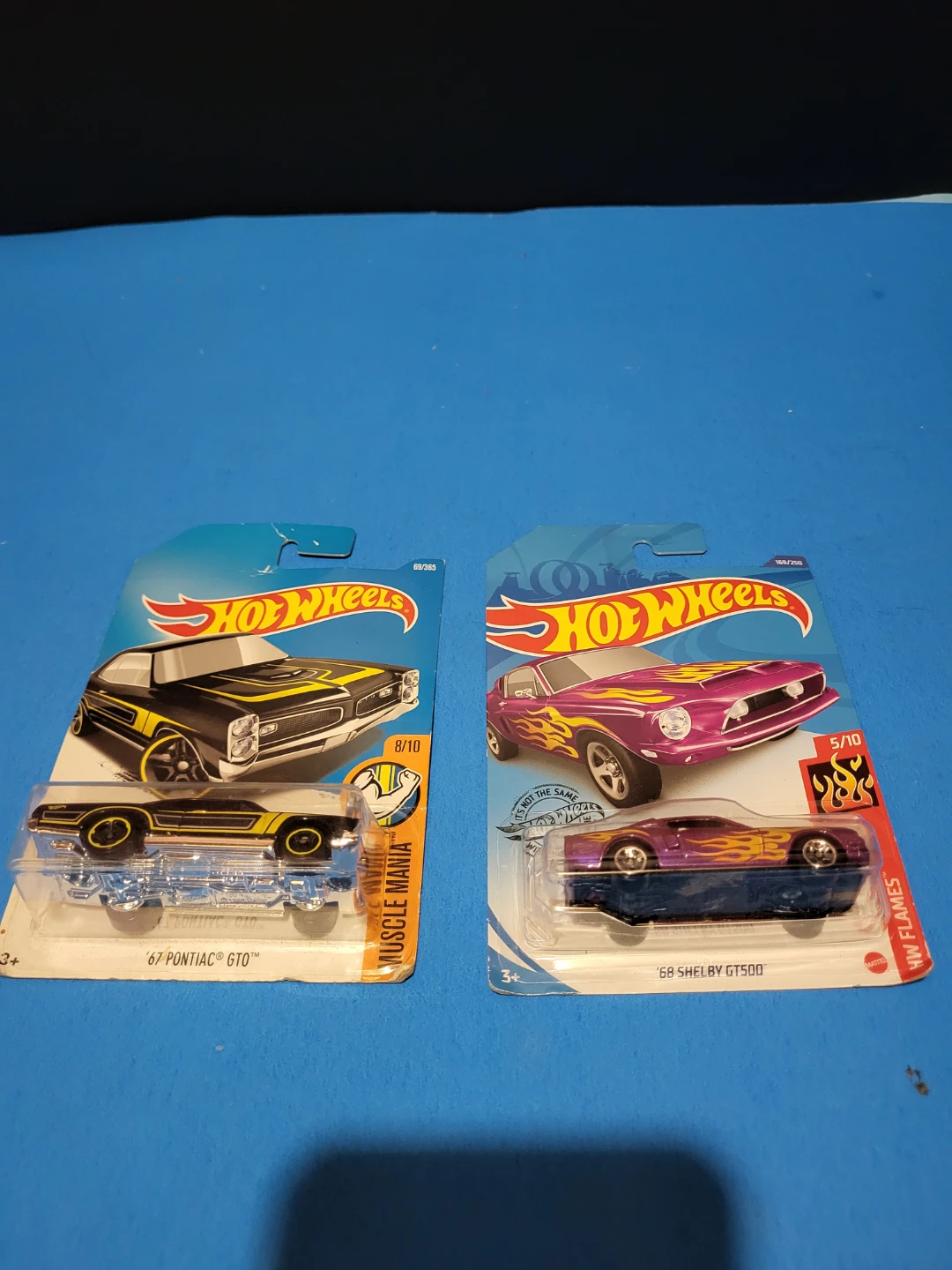 Two Hot Wheels Muscle Cars