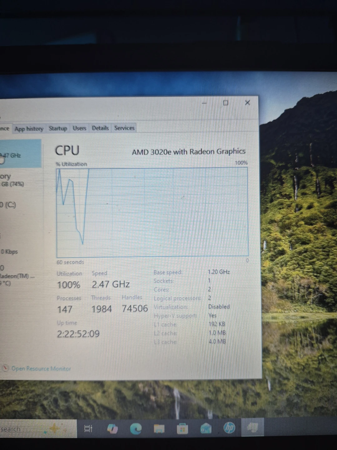 HP Laptop with AMD Ryzen 5 3500U Processor - photo 2