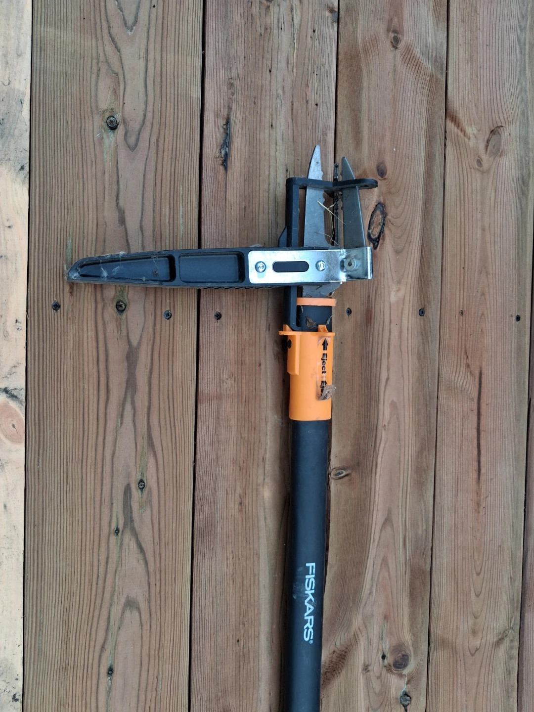 Weed picking pole