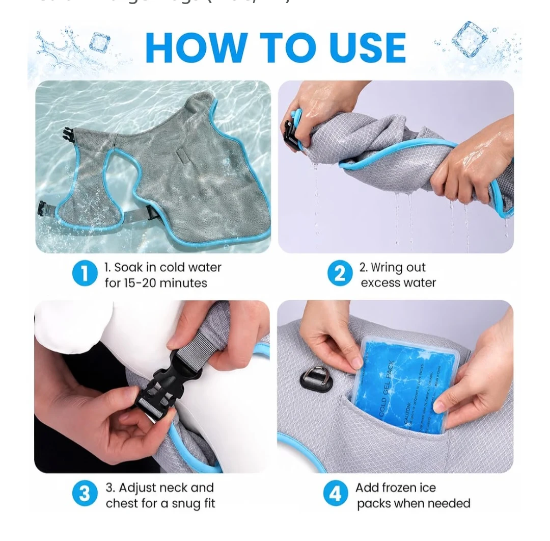 Dog Cooling Vest Harness - photo 3