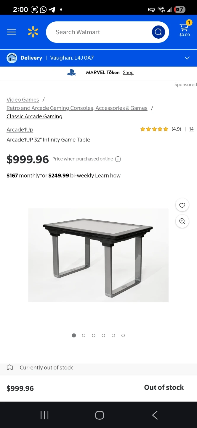 Arcade1Up 32" Infinity Board Game Table - photo 4
