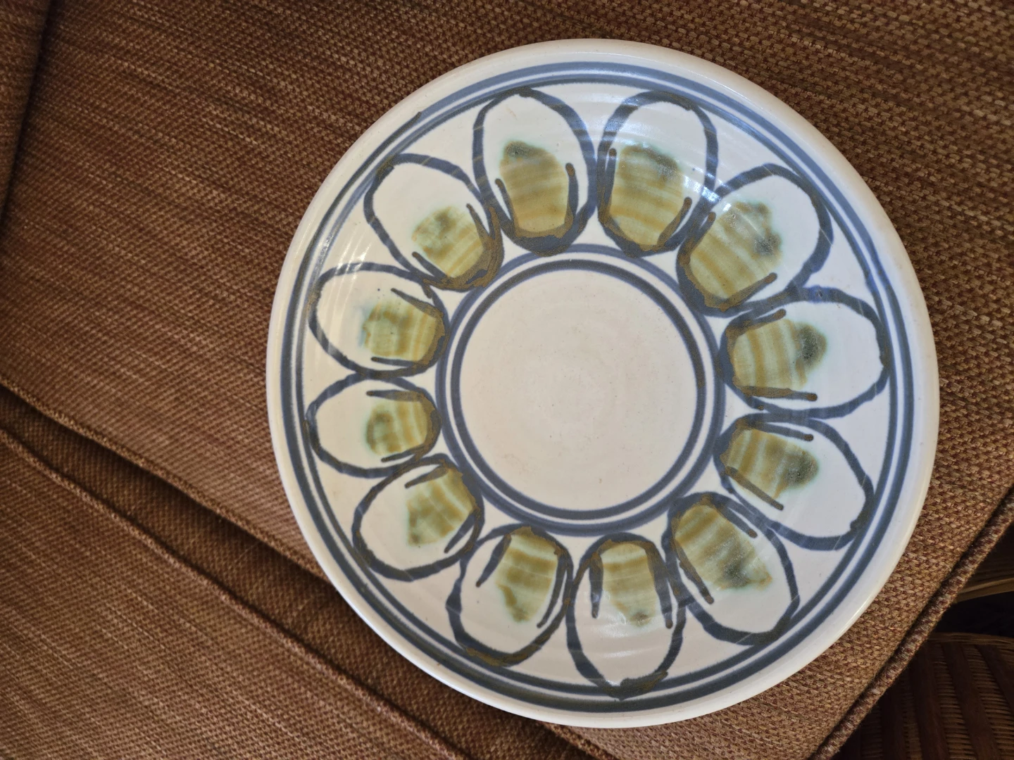 Hand-Painted Ceramic Serving Bowl - photo 2