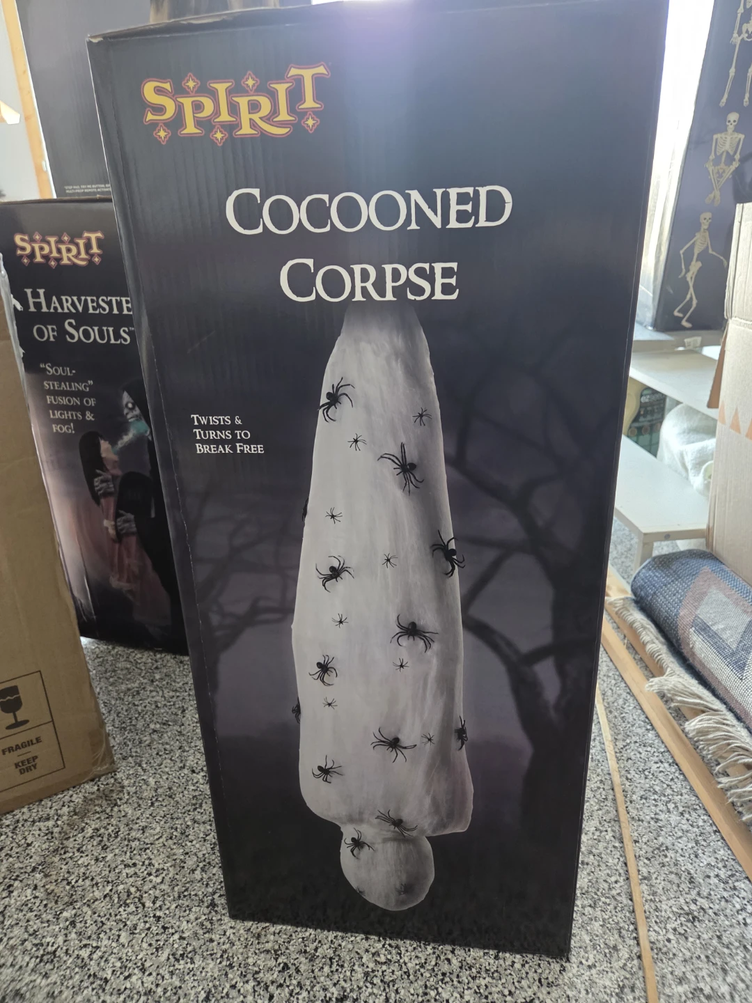 Spirit Cocooned Corpse Halloween Decoration