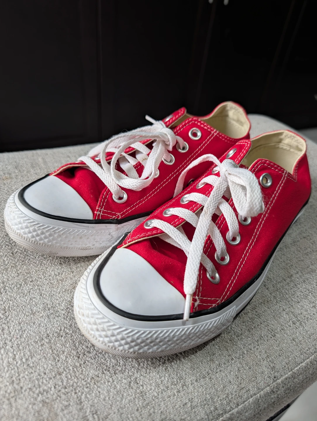 Converse All Star Red Low Top Sneakers - photo 2