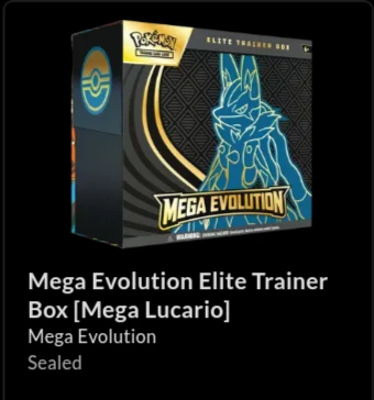 Pokemon Mega Evolution Elite Trainer Box [Mega Lucario]