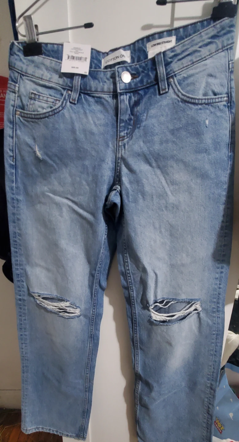 Cotton On Low Rise Straight Jeans Size 26