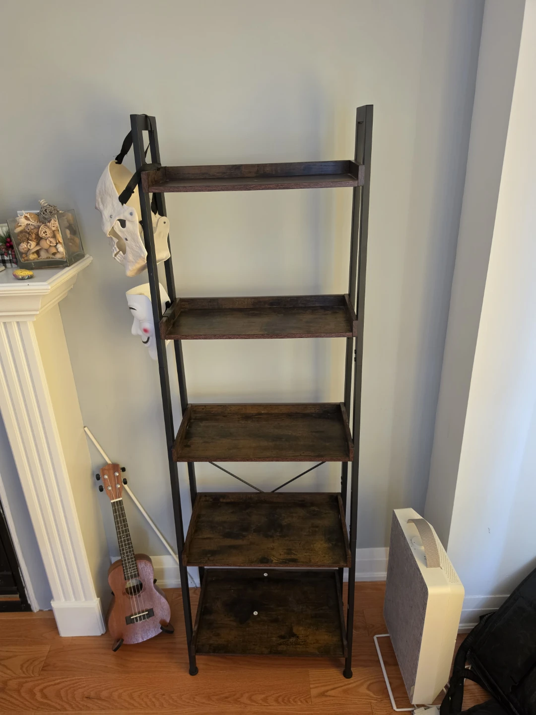 Ladder Shelf 5-Tier Bookshelf