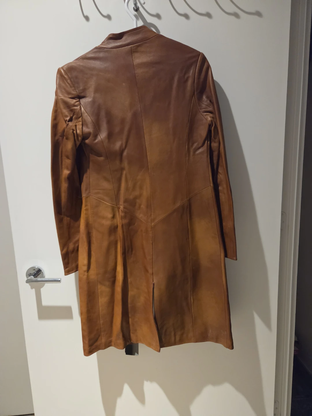 TIANOLI Brown Leather Jacket - photo 2