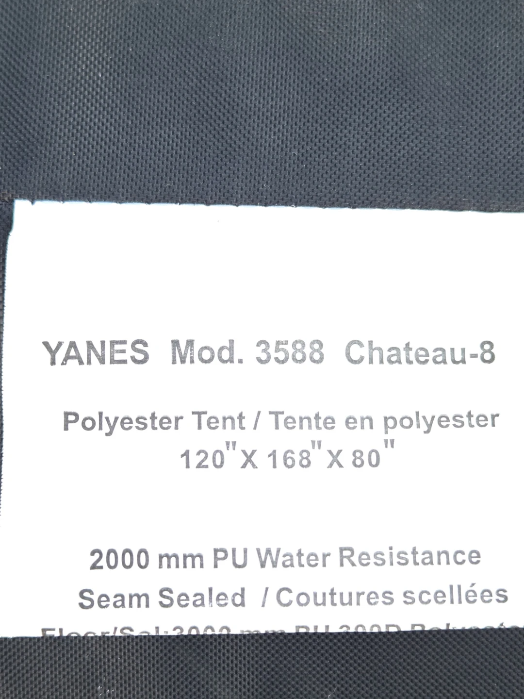 Yanes Chateau 8 Tent - photo 3
