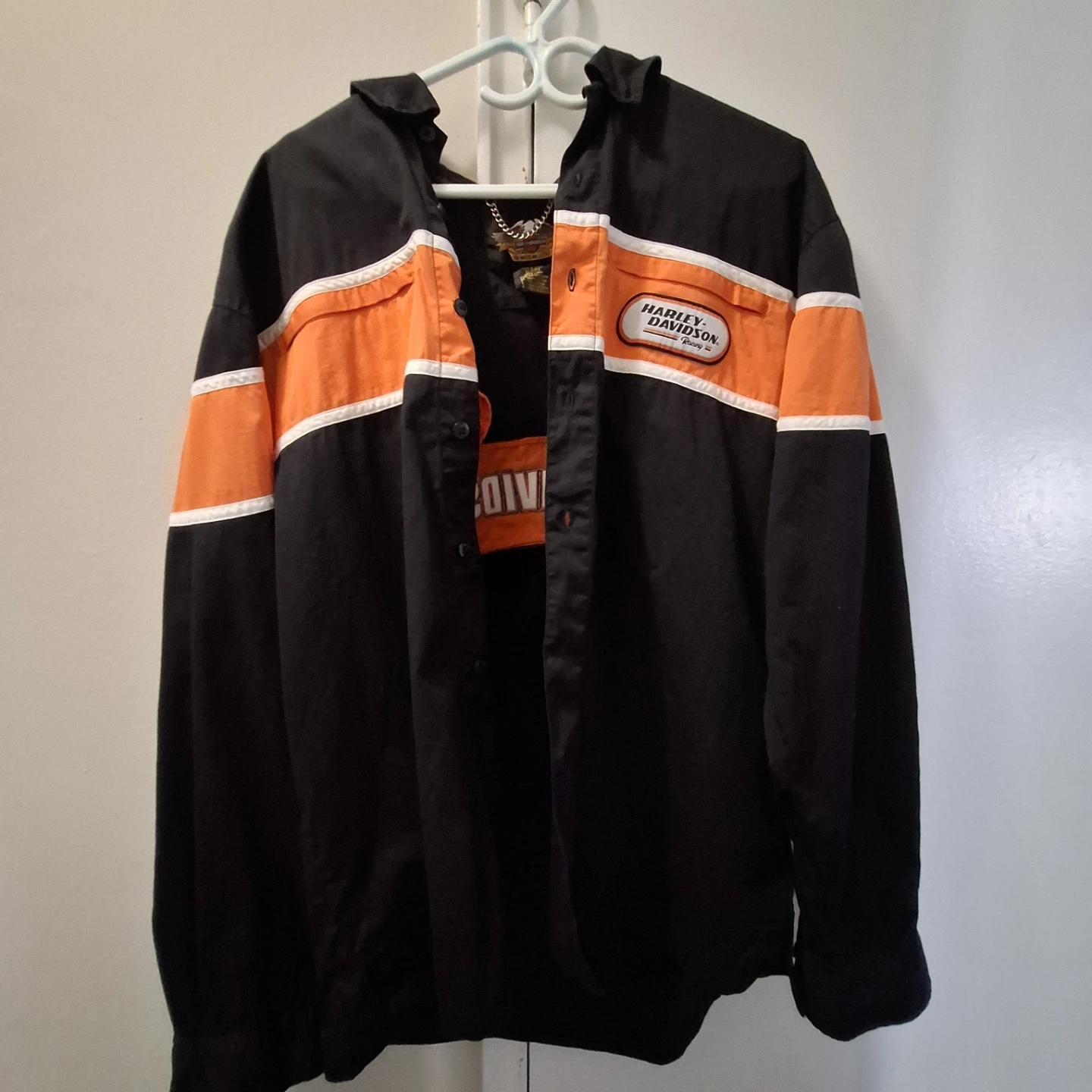 Vintage 90s Harley Davidson Button Up Long Sleeve
