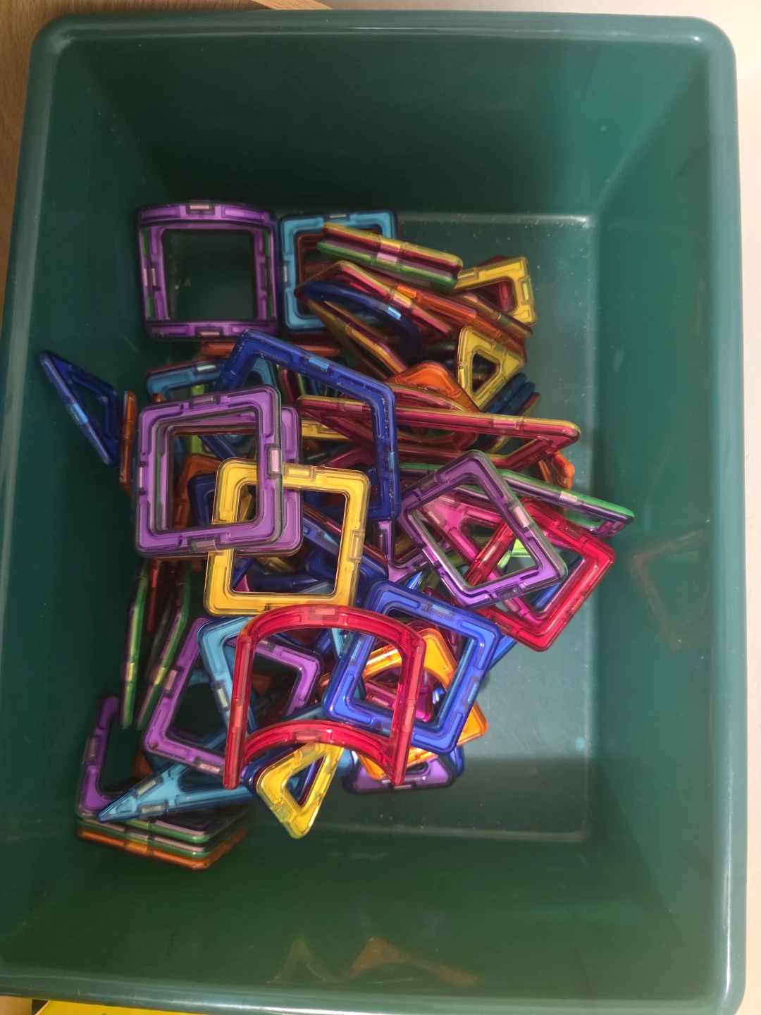 Magnetic Building Tiles Toy Set (107 pcs) - photo 2