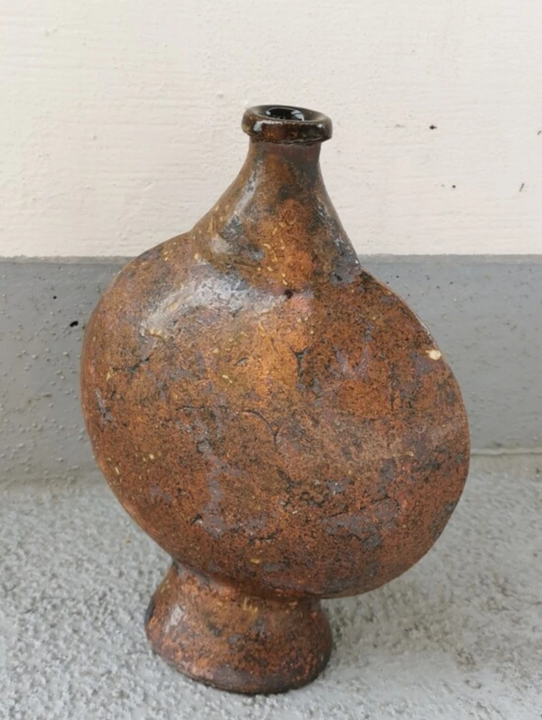 Vintage Handcrafted Studio Pottery Sculptural Vase - photo 5