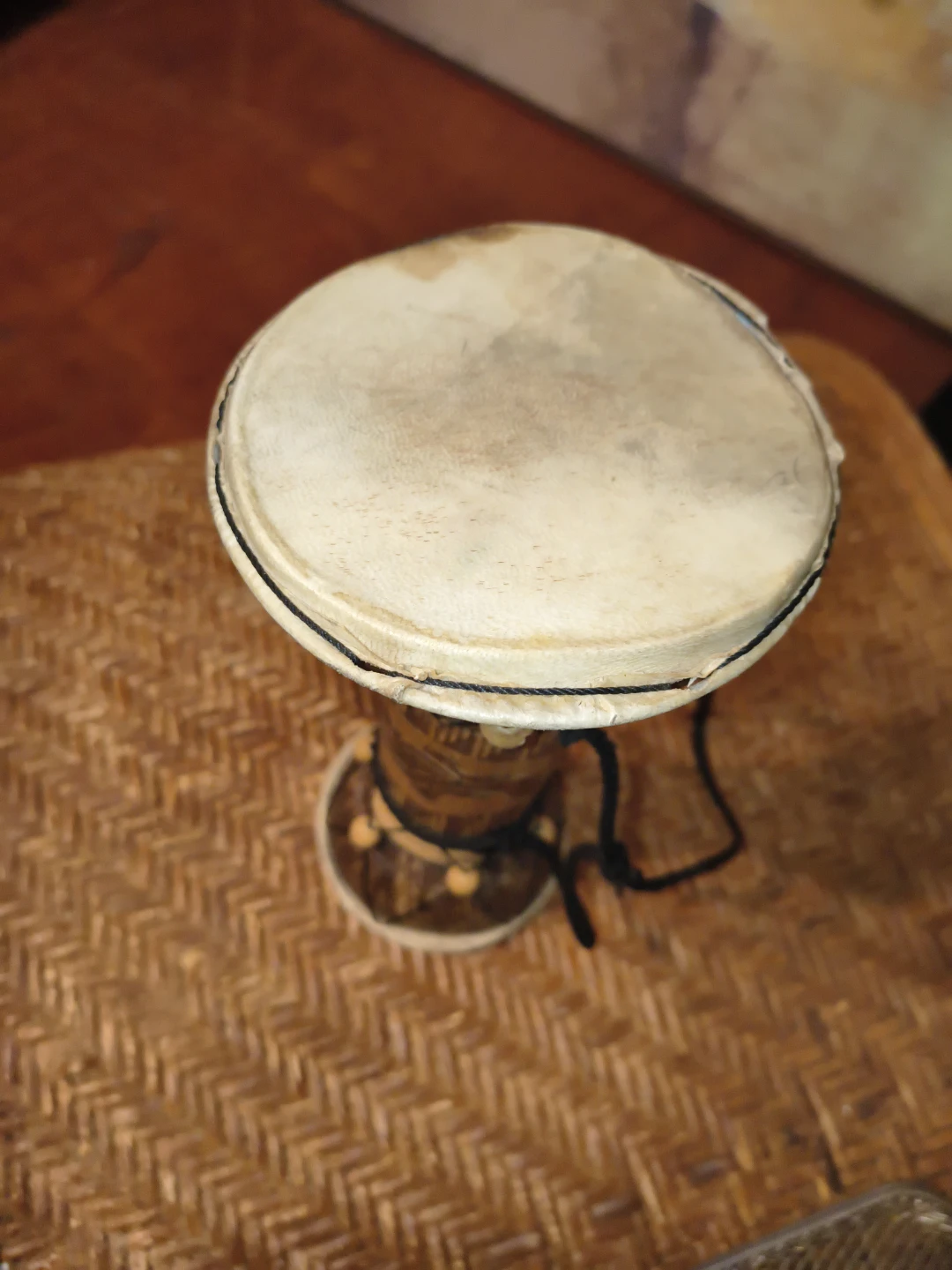 Handmade Wooden Djembe Drum - photo 2