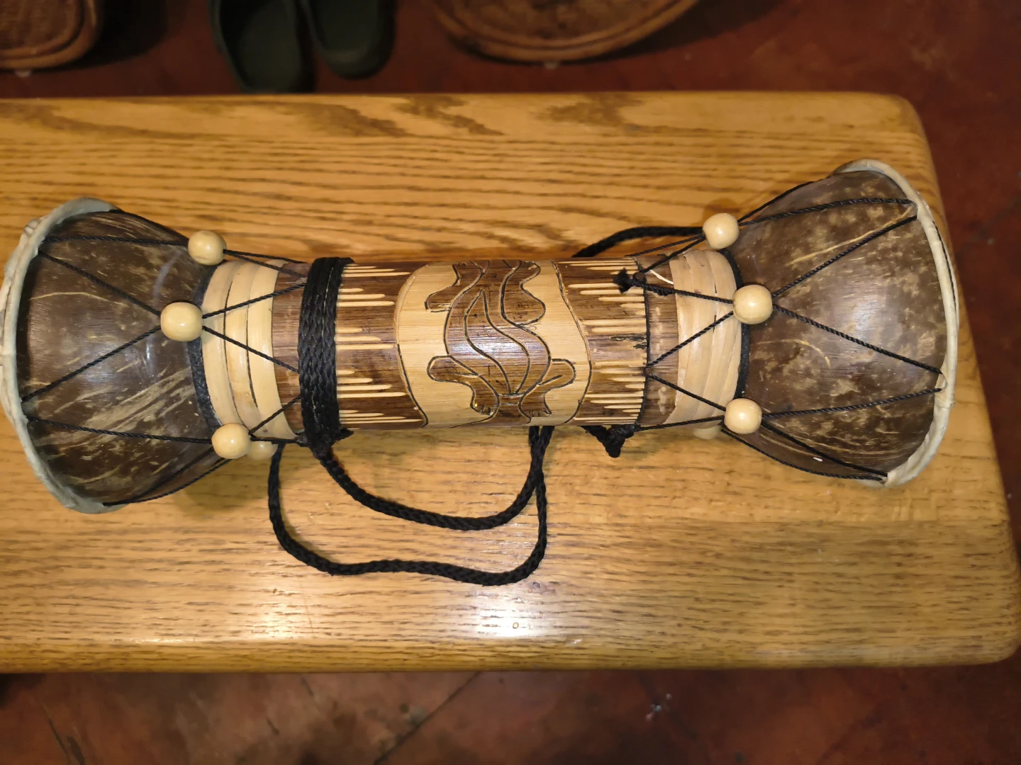 Handmade Wooden Djembe Drum - photo 4