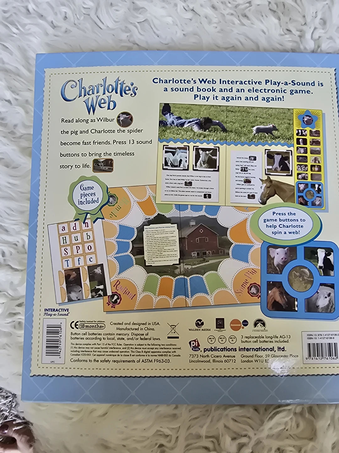 Charlotte's Web Interactive Play-A-Sound Book - photo 2