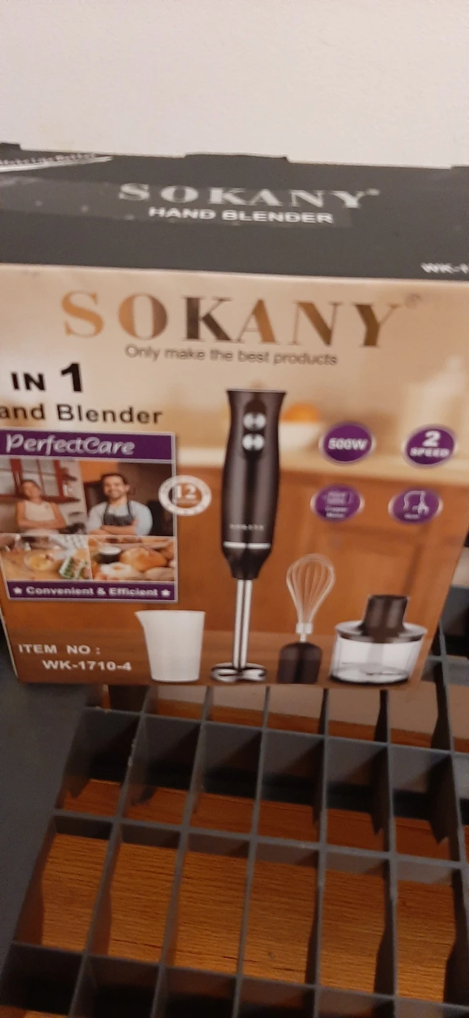 SOKANY 4-in-1 Hand Blender —New