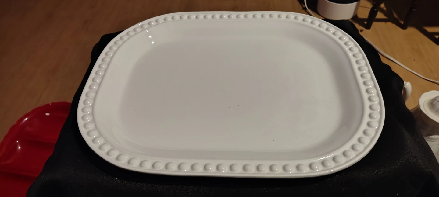 White Serving Platters and Pitchers (5) - photo 4
