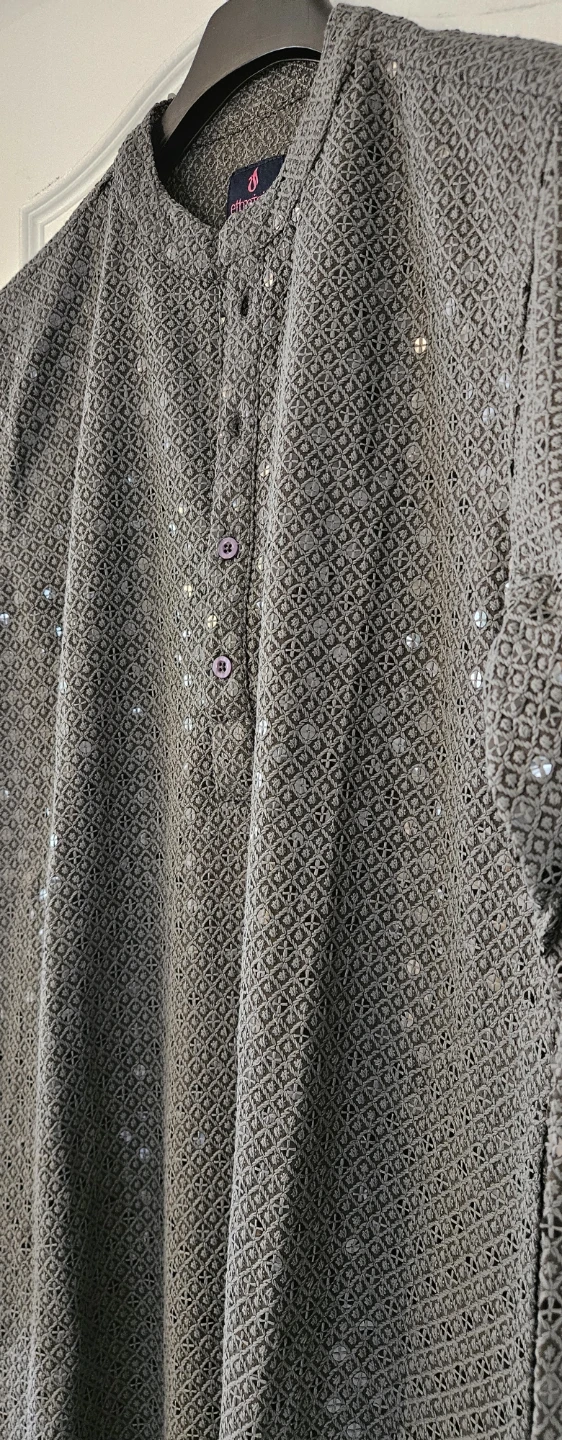 Grey Sequin Kurta size -42 - photo 3