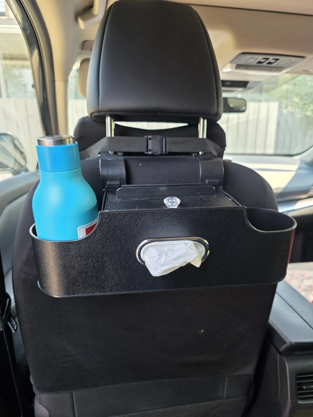 Car Seat Organizer with Tissue Holder