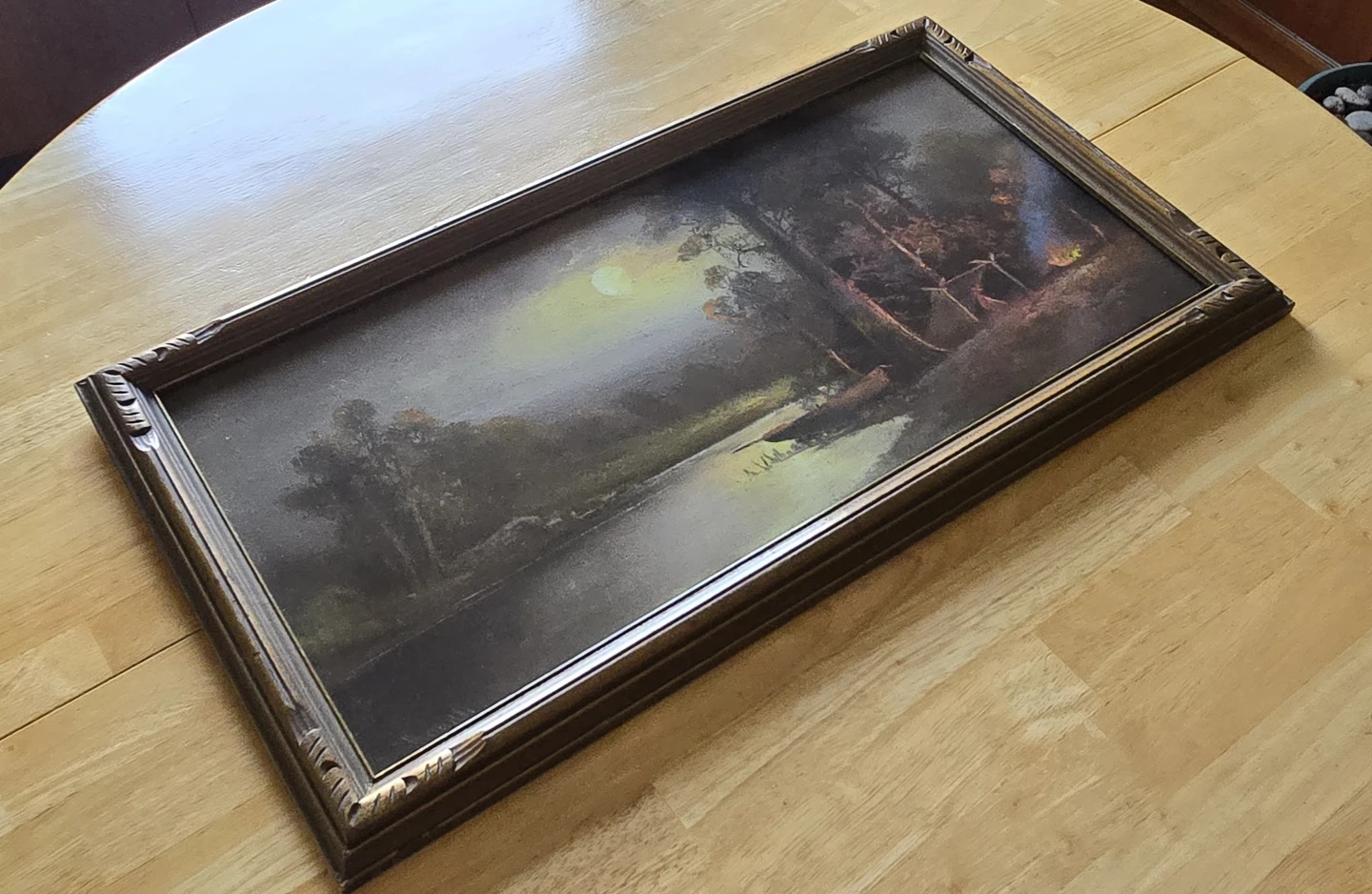 Antique Original Pastel Painting - photo 5