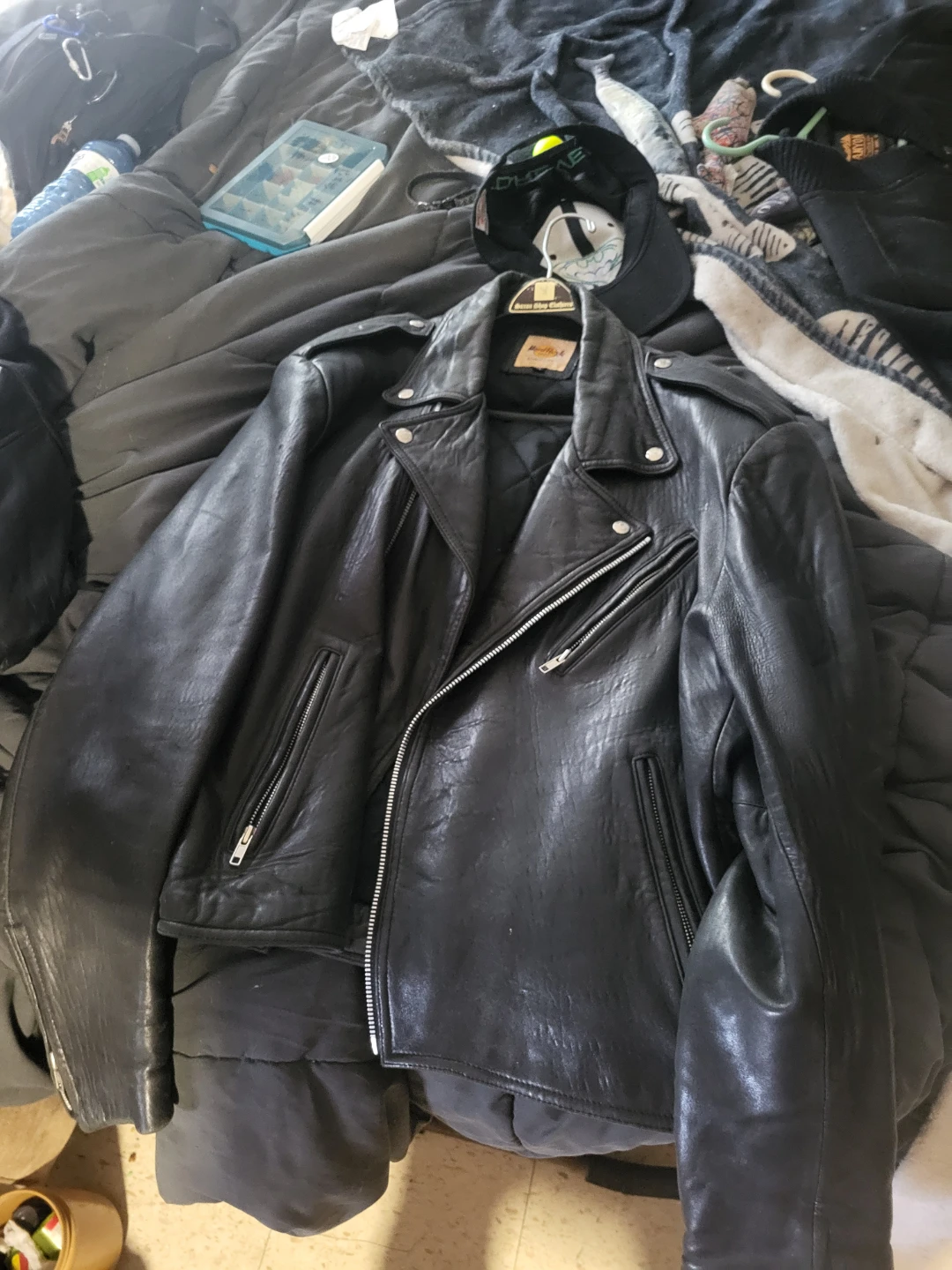 Hard Rock Cafe Berlin Leather Motorcycle Jacket