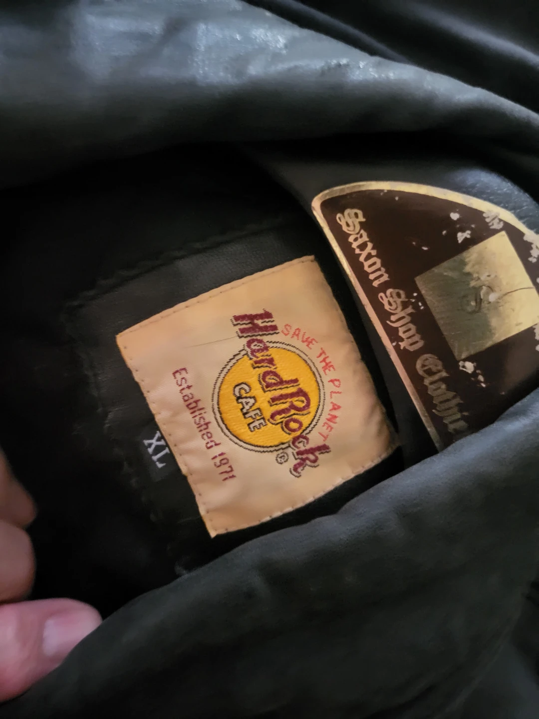 Hard Rock Cafe Berlin Leather Motorcycle Jacket - photo 2