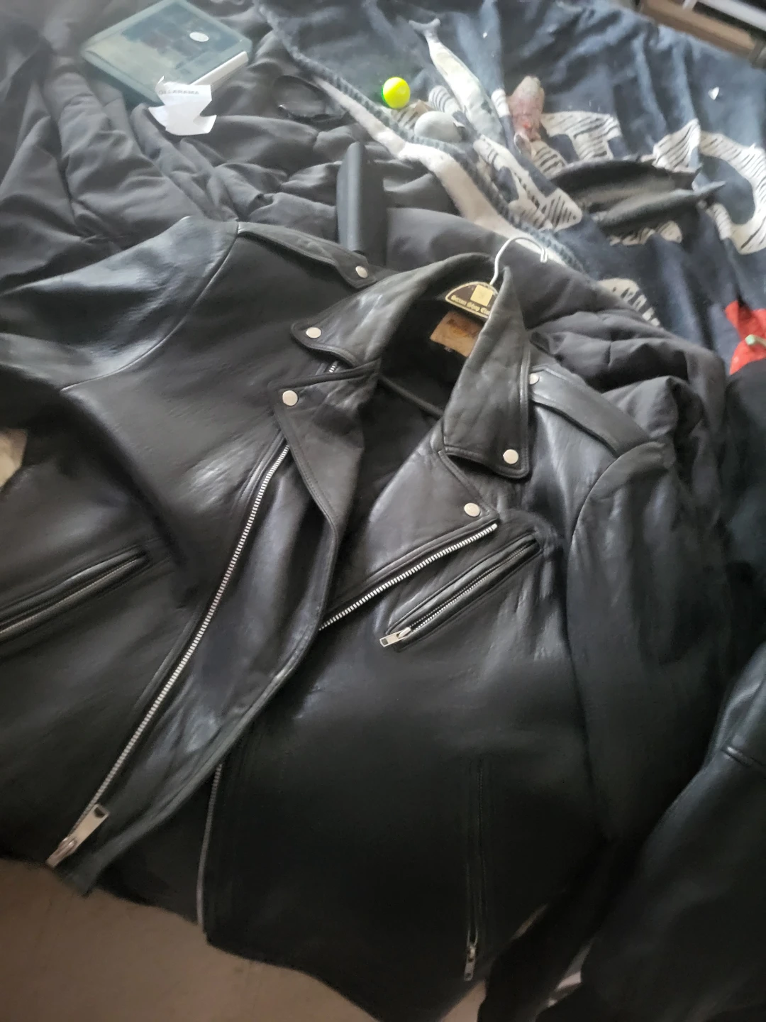 Hard Rock Cafe Berlin Leather Motorcycle Jacket - photo 4