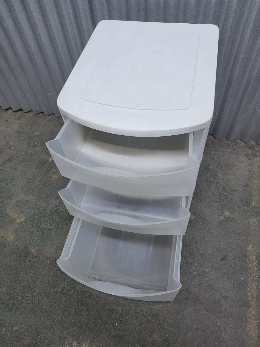 Sterilite White 3 Drawer Storage Unit - photo 2