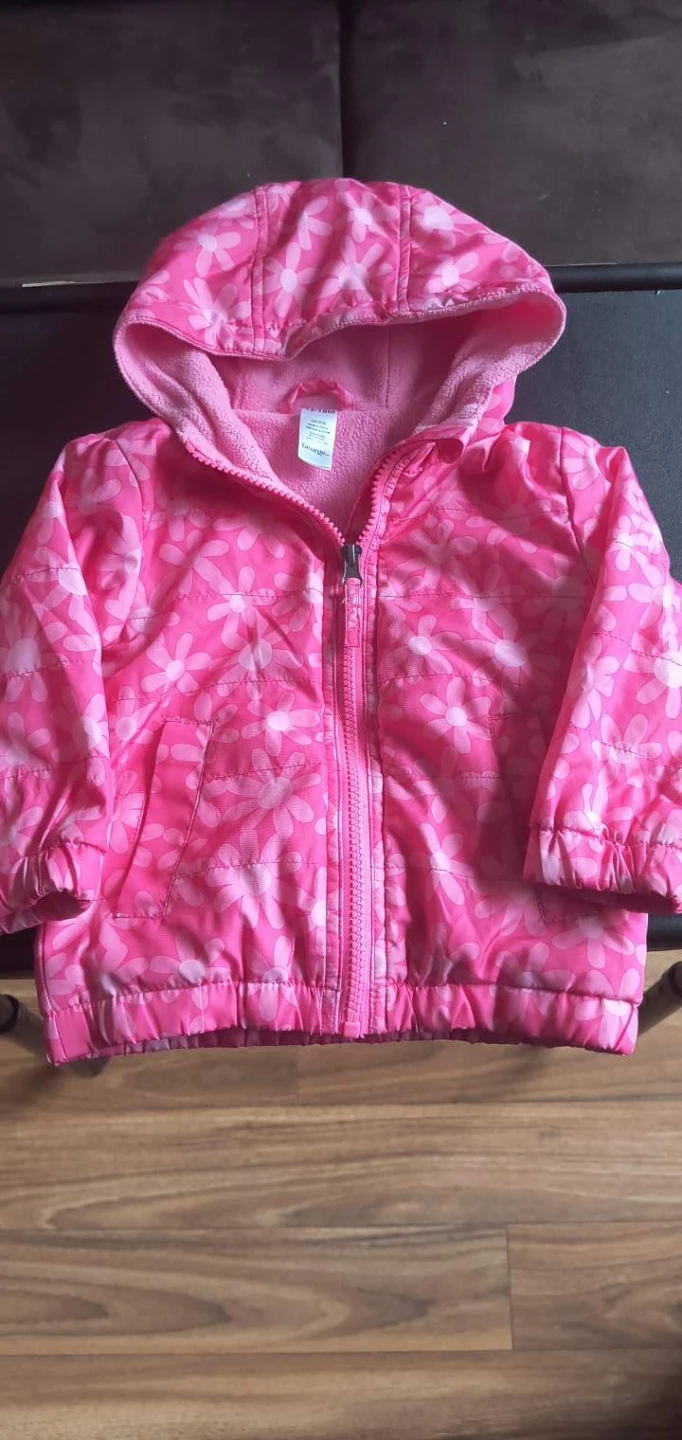 George Pink Floral Hooded Jacket