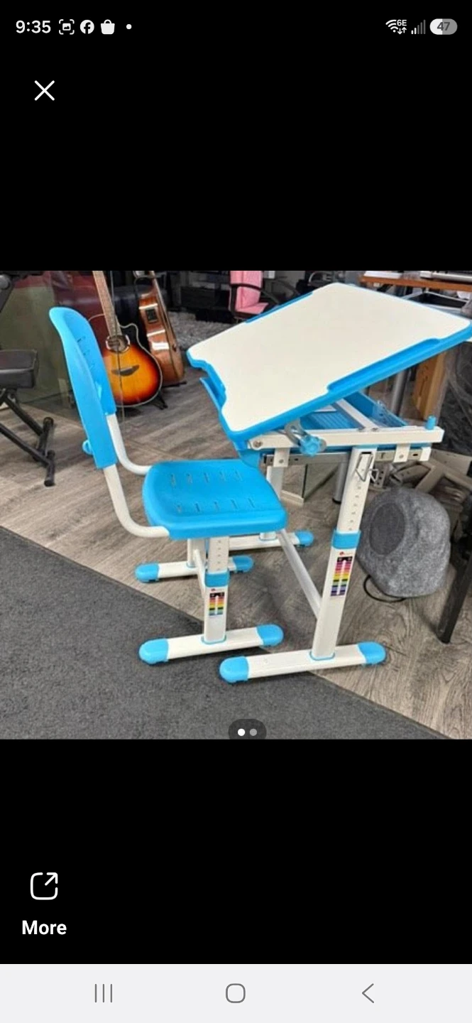 VIVO Height Adjustable Children's Desk and Chair Set - photo 5