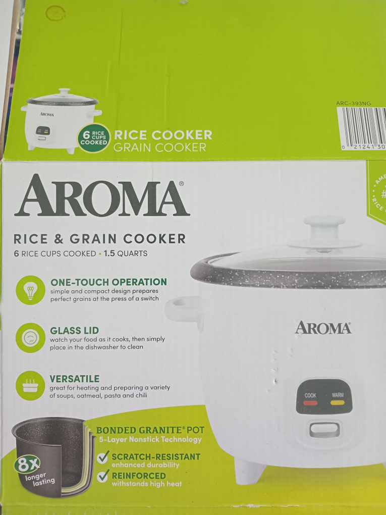 Aroma Rice & Grain Cooker - 6 Cups Cooked - photo 4